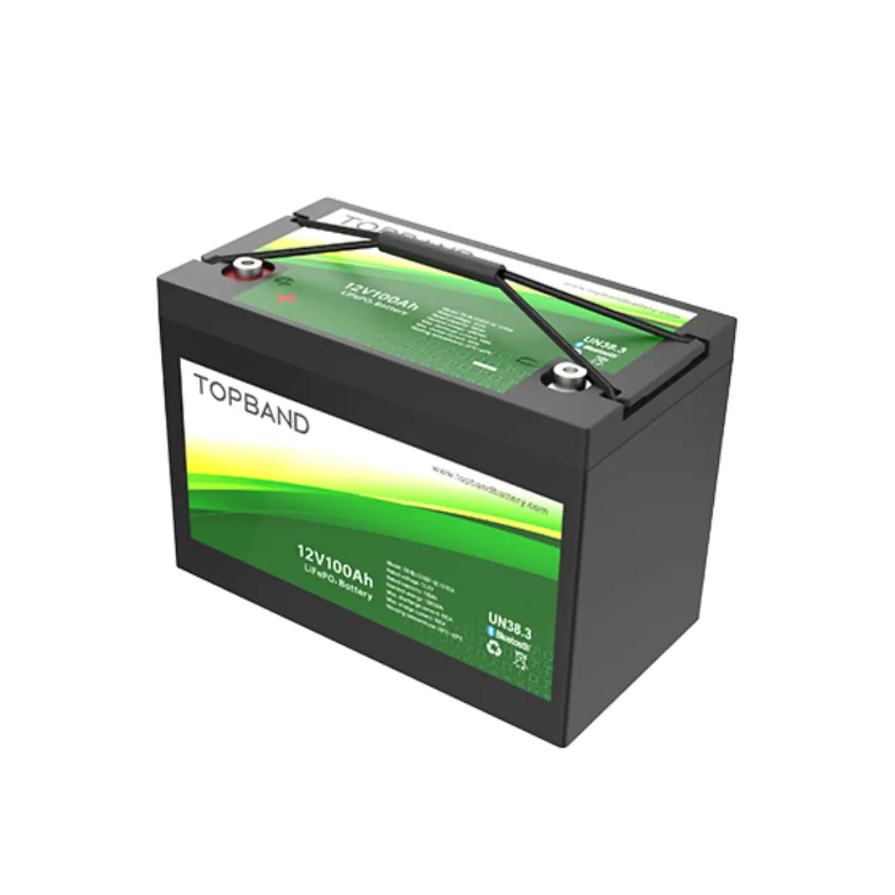 Topband B Series 12.8V Lithium/LifePO4 Battery With Bluetooth And Heater