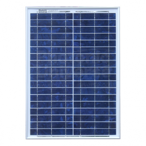 20W 12V Solar Charging Kit With 5A Solar Controller, Battery Cable & Crocodile Clips