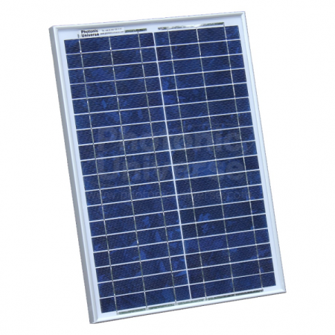20W 12V Solar Charging Kit With 5A Solar Controller, Battery Cable & Crocodile Clips