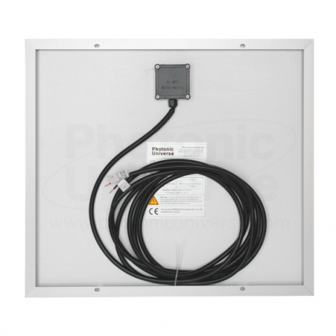30W 12V Solar Charging Kit With 5A Solar Controller, Battery Cable & Crocodile Clips