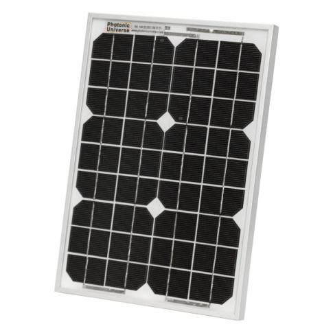 10W 12V Solar Trickle Charging Kit With 5A Solar Controller, Battery Cable & Crocodile Clips