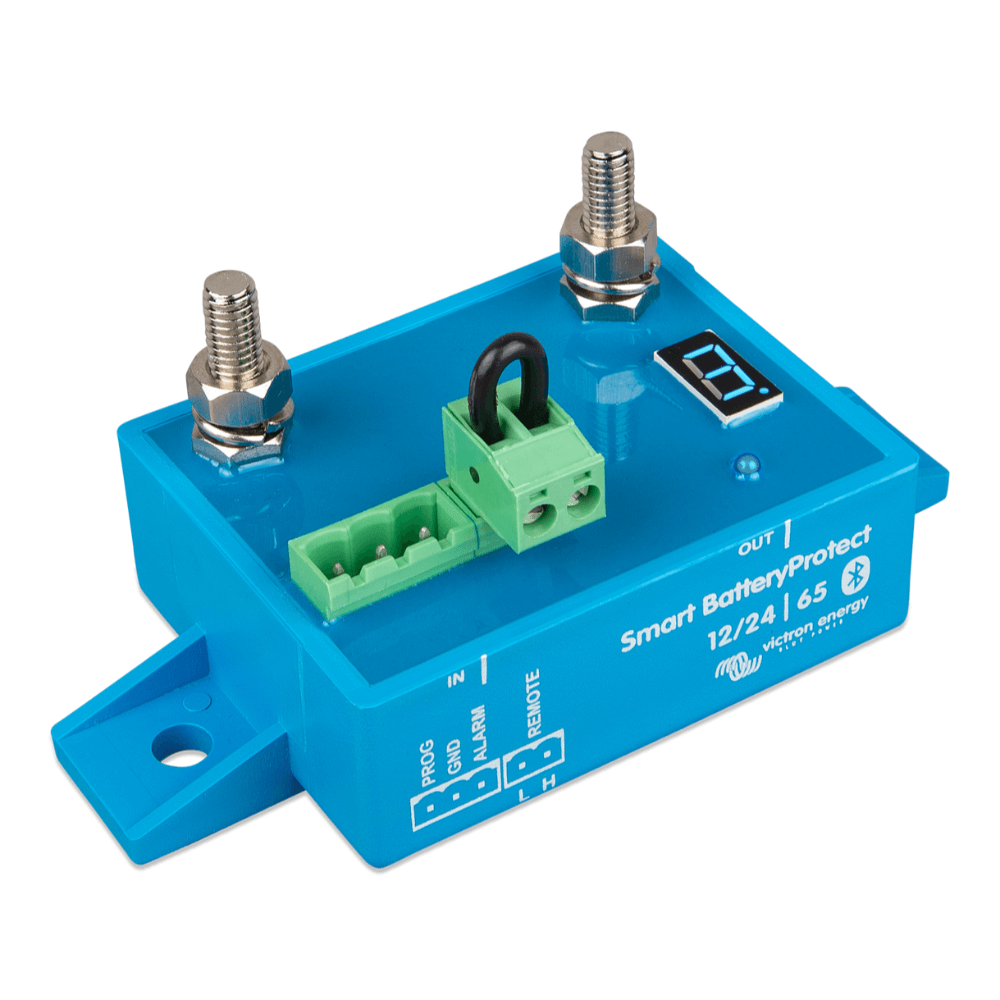 Victron Smart BatteryProtect 65A 12V/24V Battery Over Discharge Protector SBP-65 (Bluetooth Inbuilt)