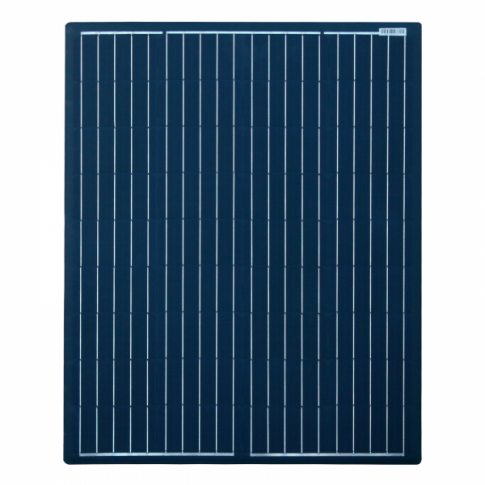100W Black Reinforced Semi-Flexible Solar Panel with Round Rear Junction Box, 3m cable & a Durable ETFE Coating