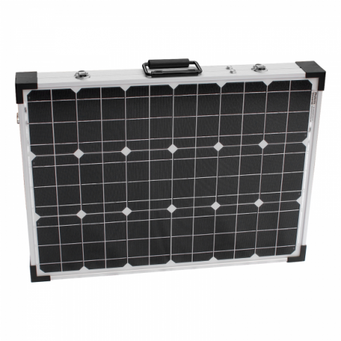 100W 12V Folding Solar Charging Kit for Motorhome, Caravan, Boat or Any Other 12V System
