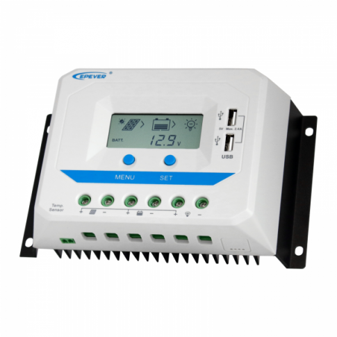 45A 12V/24V Solar Charge Controller / Regulator With LCD Display and Powerful Dual USB Output (2.4A)