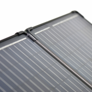 80W 12V Lightweight Folding Solar Charging Kit with MPPT Controller