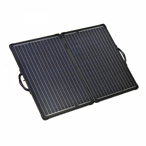 100W 12V Lightweight Folding Solar Charging Kit with MPPT Controller