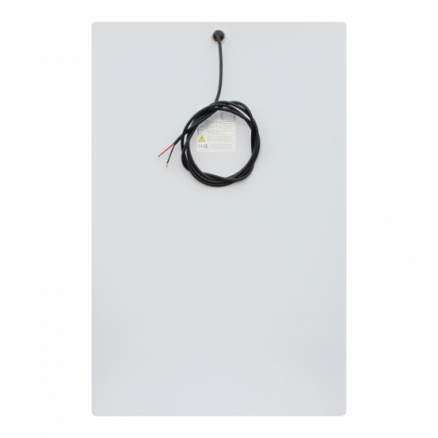 150W Semi-Flexible Fibreglass Solar Panel with Round Rear Junction Box, 3m cable & a Durable ETFE Coating
