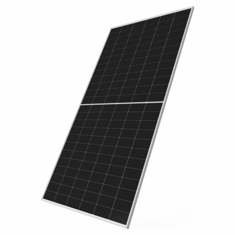 585W Sharp NB-JD585 Bifacial Silver Frame Solar Panel With High-Efficiency TOPcon Cells and Silver Frame