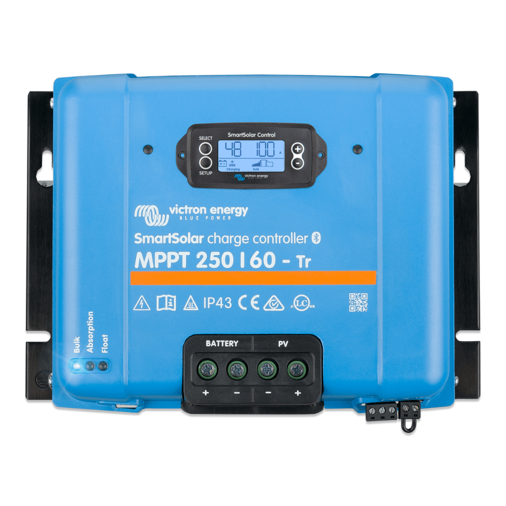 Victron SmartSolar 60A 12/24/48V Solar Charger Controller, 250V Solar Input & Inbuilt Bluetooth