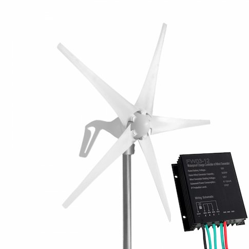 300W 12V Wind Turbine with 5 Blades