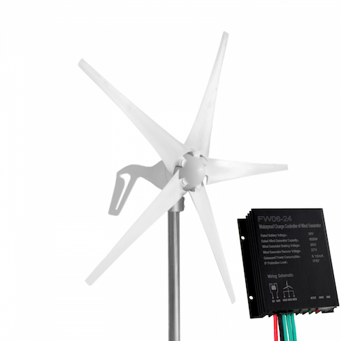 300W 12V Wind Turbine with 5 Blades