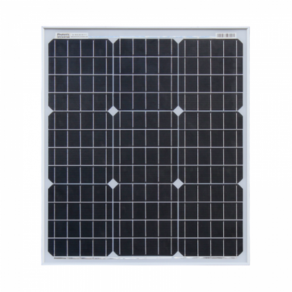 50W Monocrystalline Solar Panel with 5m Cable & MC4 Connectors