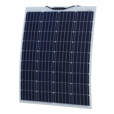 100W Reinforced Semi-Flexible Solar Panel with a Durable ETFE Coating