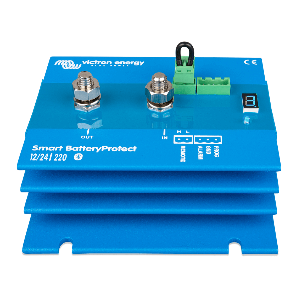 Victron Smart BatteryProtect 220A 12V/24V Battery Over Discharge Protector SBP-220 (Bluetooth Inbuilt)