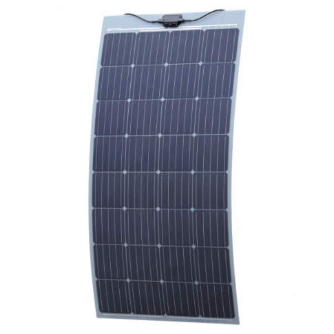 160W Semi-Flexible Fibreglass Solar Panel with Self-Adhesive Backing