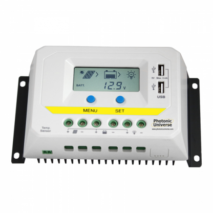 30A 12V/24V Solar Charge Controller / Regulator With LCD Display and Powerful Dual USB Output (2.4A)