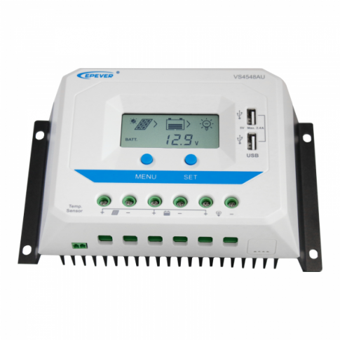 45A 12/24/36/48V Solar Charge Controller / Regulator With LCD Display and Powerful Dual USB Output (2.4A)