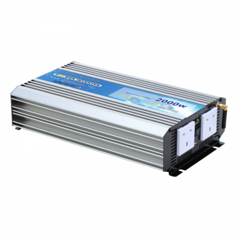 2000W Pure Sine Wave Power Inverter With On/Off Remote Control