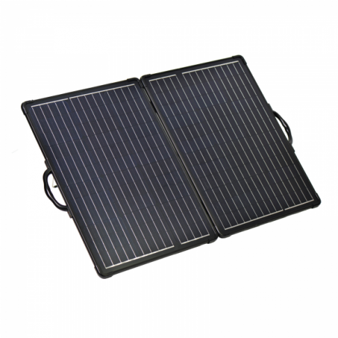 80W 12V Lightweight Folding Solar Charging Kit with MPPT Controller