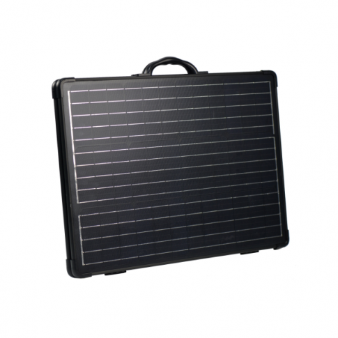 100W 12V Lightweight Folding Solar Charging Kit with MPPT Controller