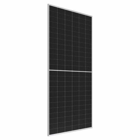 585W Sharp NB-JD585 Bifacial Silver Frame Solar Panel With High-Efficiency TOPcon Cells and Silver Frame