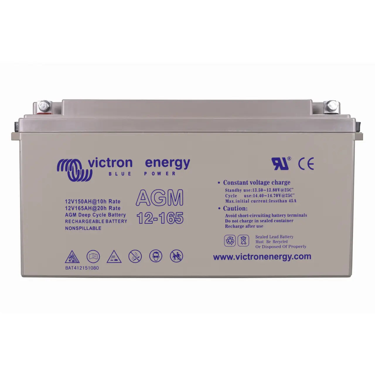 Victron Energy AGM Dual Purpose Battery 12V 165Ah (M8)