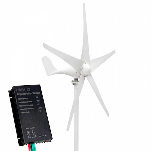 200W 12V Wind Turbine with 5 Blades