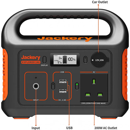 Jackery Explorer 240 Portable Power Station