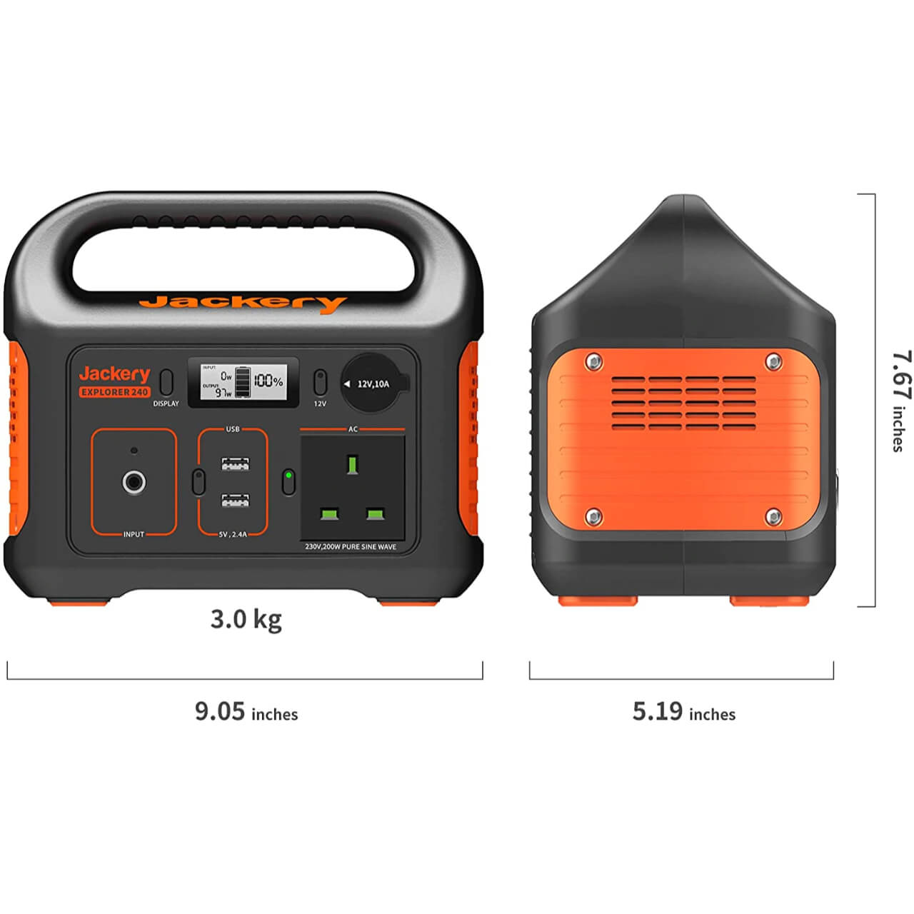 Jackery Explorer 240 Portable Power Station