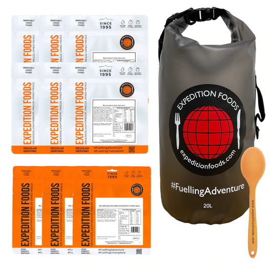 3 Day Meal Emergency Food Rations & Waterproof Bag - Expedition Foods