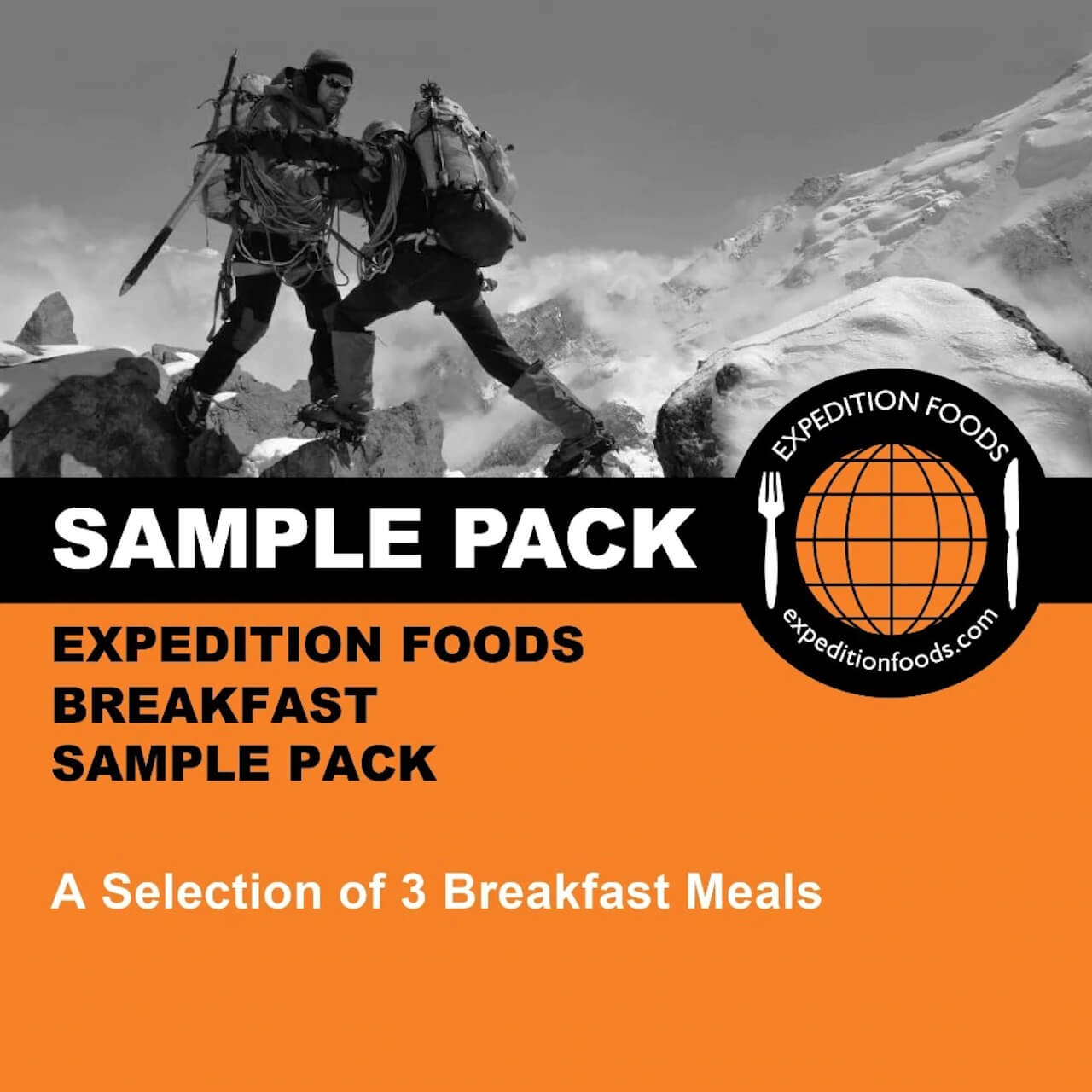 Sample Pack of Emergency Food Rations - Expedition Foods