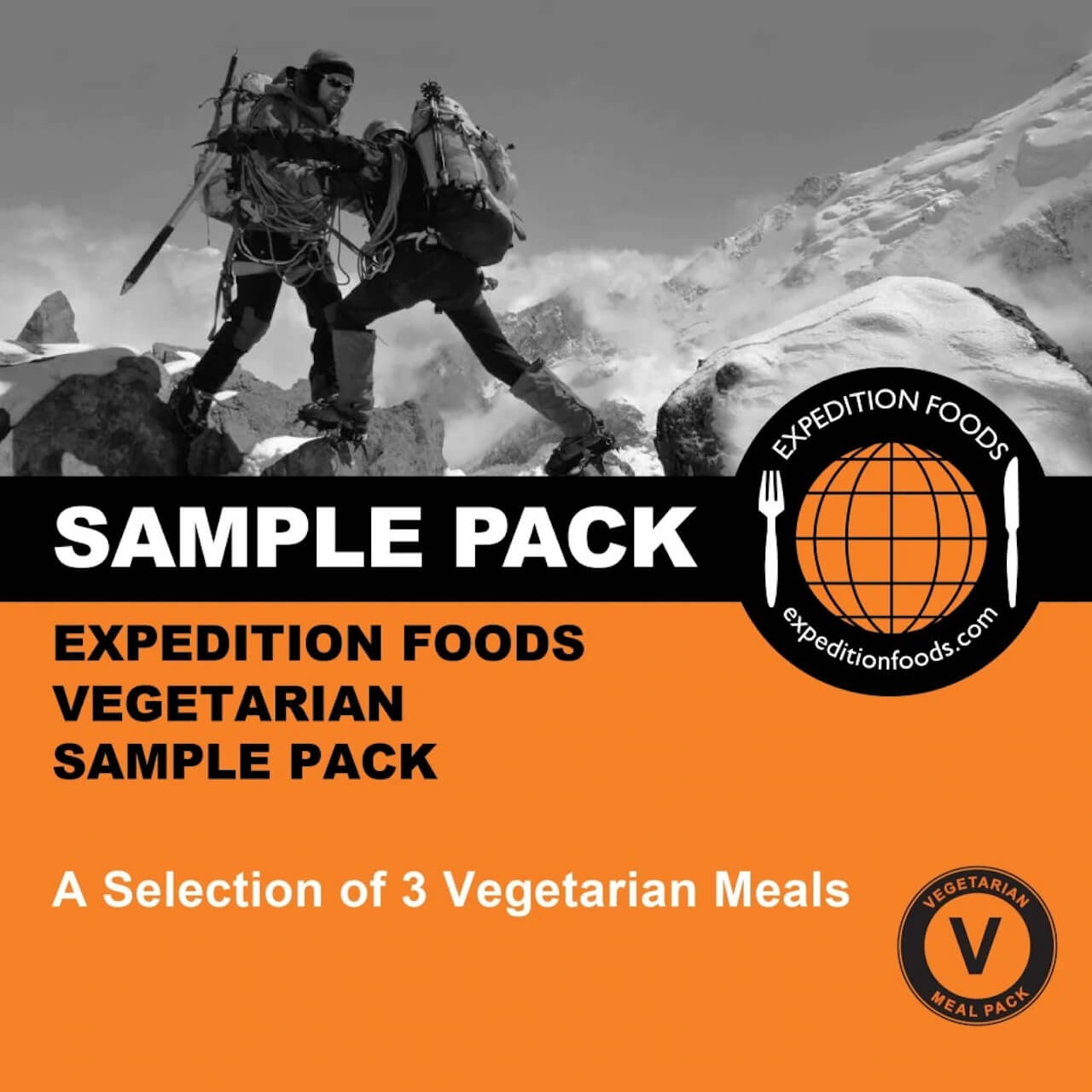 Sample Pack of Emergency Food Rations - Expedition Foods