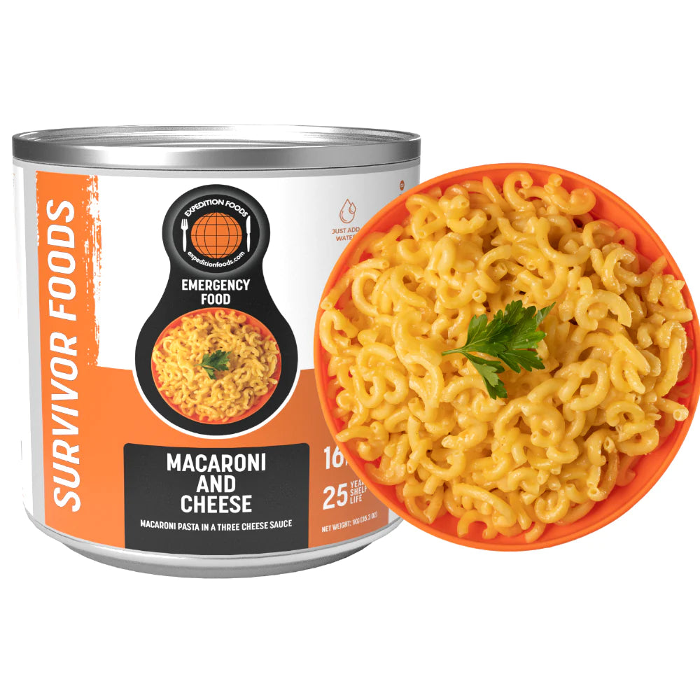 25-Year Survival Tin - Macaroni and Cheese | Expedition Foods