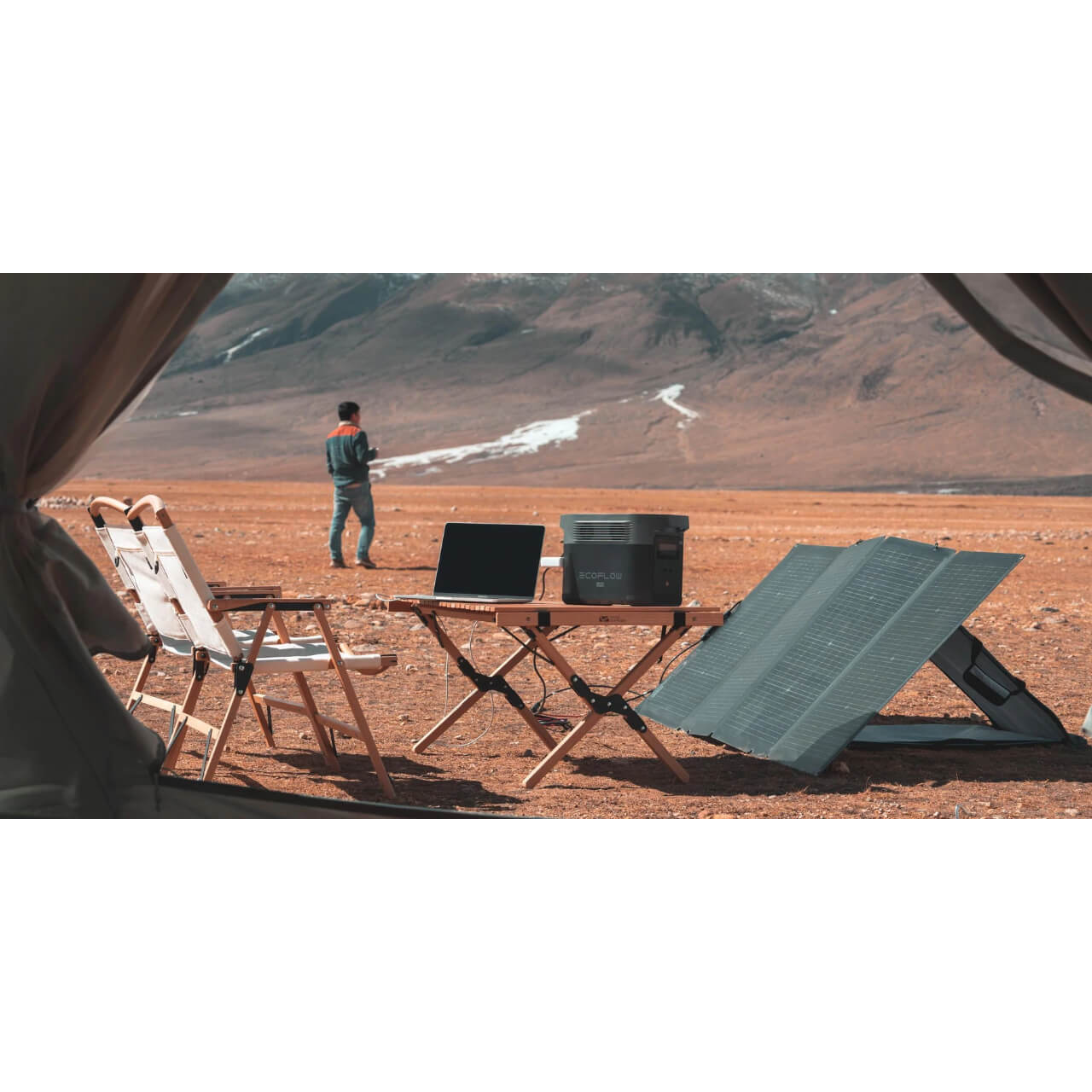 EcoFlow 220W Bifacial Portable Solar Panel